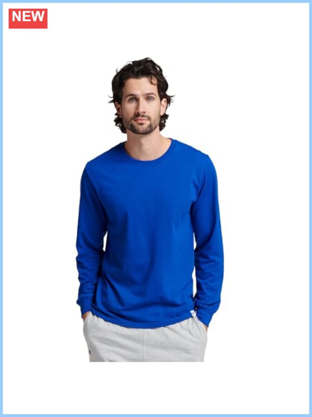 Men's Dri-Power Long Sleeve Tee, Moisture Wicking, UPF 30+